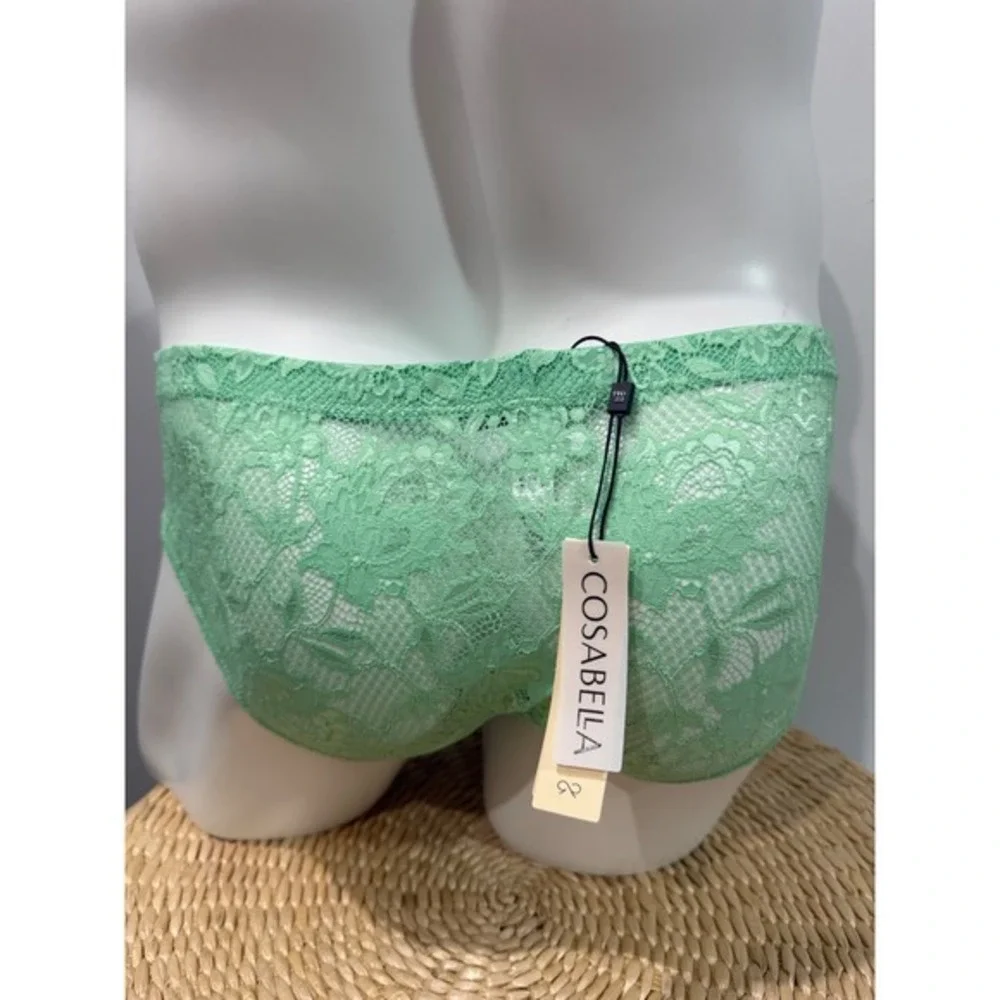 Cosabella Never Say Never Comfort Micro Brief Men's Lace Underwear Ghana Green L